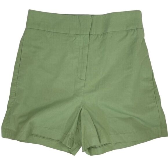 Maison d’Amelie Pants - Maison d’Amelie light green shorts part linen cotton and viscose sz S